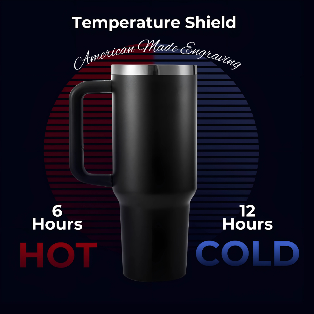 Stainless Steel Tumbler with Removable Handle (40oz)