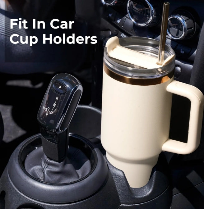 Stainless Steel Tumbler with Removable Handle (40oz)
